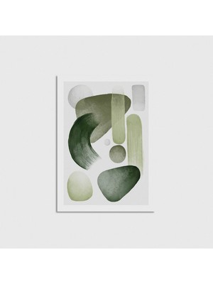 Domirus Green Bubble 2 Poster Çerçevesiz Duvar Dekorasyonu