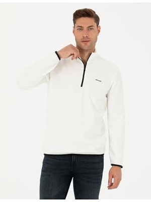 Pierre Cardin Ekru Regular Fit Sweatshirt