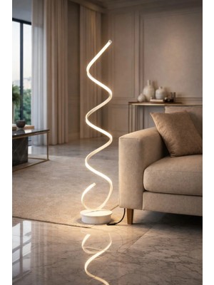 Legacy Lara Beyaz Renk Modern Tasarım Gün Işığı LED Salon - Yatak Odası LED Lambader
