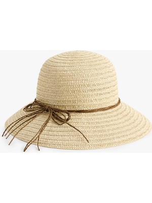Koton Bucket Hasır Şapka