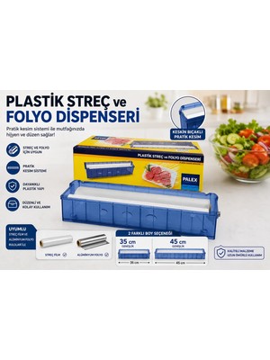 Palex Plastik Streç ve Alm. Folyo Dispenseri 35 cm