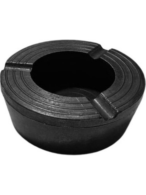Pios Döküm Yuvarlak Küllük Döküm Siyah 8cm