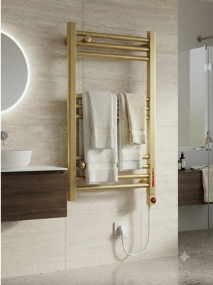 HİZMETTERM Elektrikli Havlupan Gold Boyalı 5/7 Lüx Hizmetterm