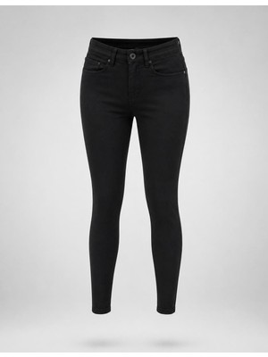 LA CARTE Saten Dar Paça Jeans