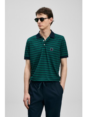 Lufian Icon Smart Erkek Polo Tişört Yeşil