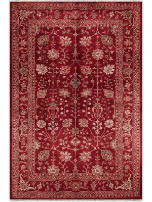 Pastel Home Tasarım Bordo Kırmızı Türkmen Klasik Şönil Halı Kilim Yolluk Kaymaz Yıkanabilir Salon Mutfak Koridor