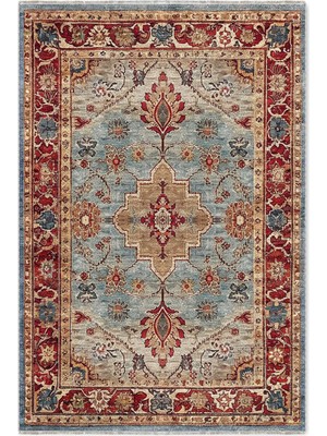 Pastel Home Tasarım Sultani Mavi Şönil Halı Kilim Yolluk Kaymaz Yıkanabilir Salon Mutfak Koridor