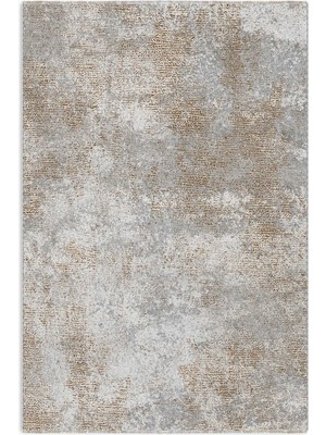 Pastel Home Gri Vizon Abstract Şönil Halı Kilim Yolluk Saçaklı Kaymaz Yıkanabilir Mutfak Salon Koridor