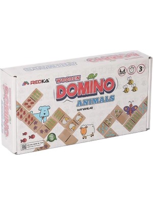 Mey Ithalat® RD5648 Ahşap Domino Animals -