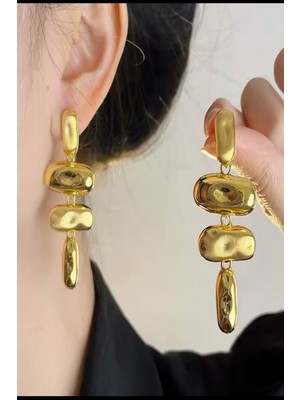 Kadın Küpe Dört Çubuk Sallantı Model Küpe