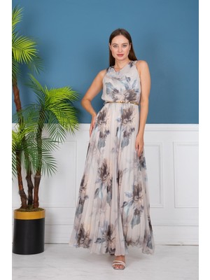 Arif Akkaya Fashion 037 Şifon Elbise