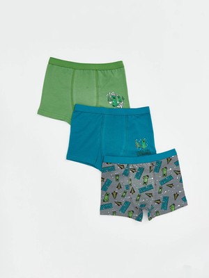 Lc Waikiki Yeni Sezon Minecraft Baskılı Erkek Çocuk Boxer 3'lü