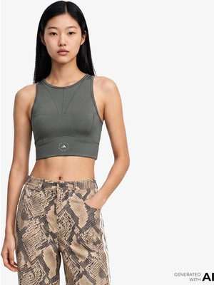 Adidas Asmc Training Kadın Yeşil Crop Üst.-