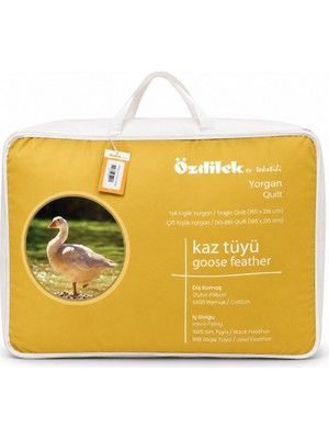 Özdilek Çift Kişilik %100 Kaz Tüyü Yorgan (195X215)