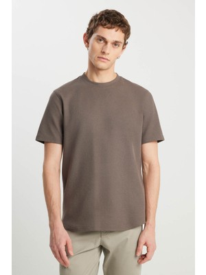 Wrangler Erkek Pamuklu Regular Fit Bisiklet Yaka Kısa Kollu Örme T-Shirt MW2510718801
