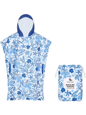 Dock And Bay Uv Korumalı Yetişkin Panço Design L Wavy Baby