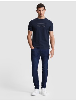 Pierre Cardin Erkek Lacivert Slim Fit Jean Pantolon 50320965-VR033