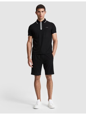 Pierre Cardin Erkek Siyah Comfort Fit Örme Şort 50321177-VR046