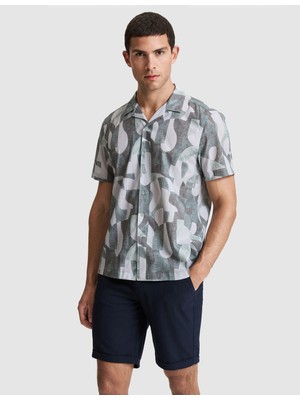 Pierre Cardin Erkek Mint Oversize Kısa Kollu Gömlek 50320923-VR152