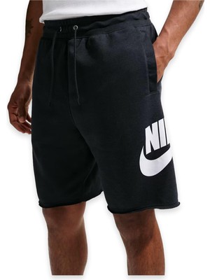 Nike FQ4950 Nike Club French Terry Alumni S Siyah Erkek Şort
