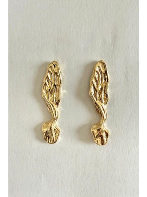Kadın Küpe Özel Kaplama Balık Pinterest 4cm Kararmaz Küpe