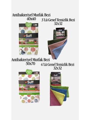 Suff Mutfak Bezi Paketi 4 Bez