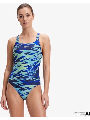 Speedo  Hyperboom Kadın Lacivert Mayo.-