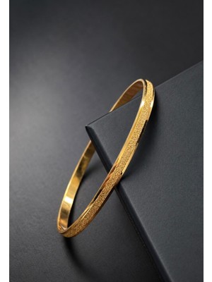 Innuendo Jewelry 925 Ayar Gümüş 22 Ayar Altın Kaplama Simli Ajda Bilezik