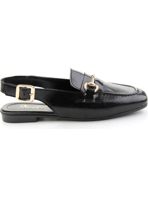 Bambi Siyah  Kadın Loafer Ayakkabı K01641023142