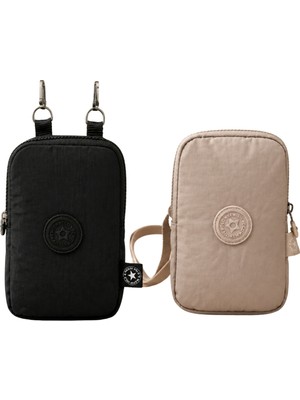 Sannora Bags 2'li Kadın Su Geçirmez Mini Telefon Cüzdan ve Pasaport Boyun Askılı Çapraz Omuz Çanta