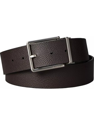 Calvin Klein Erkek Metal Tokalı Ayarlanabilir Deri Siyah Kemer LV04D7118G-VZZ