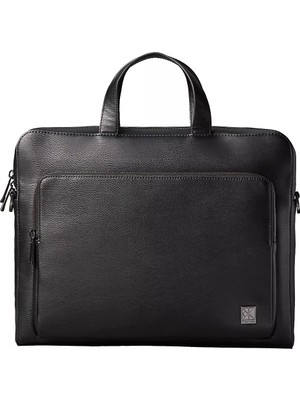 Calvin Klein Erkek Deri Ayarlanabilir Askı Metal Logo Siyah El Çantası LV04D3290G-UB1