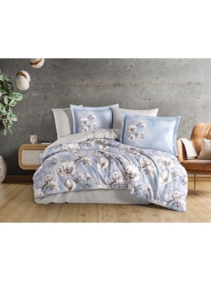 Mulvxurg  URG02  Çift Kişilik Poplin Nevresim Larmina Sky (Mulvix)