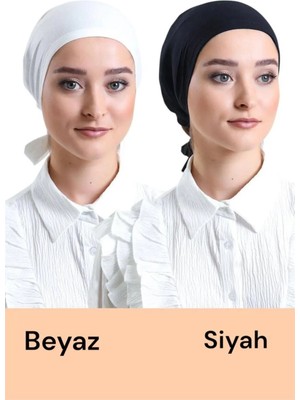 ALDAIYR 2 Adet Düz Dikişsiz Penye Bone