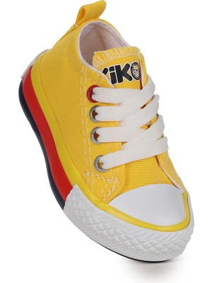 Kiko Kids Tinna Bağcıklı Erkek Bebek Keten Spor Ayakkabı