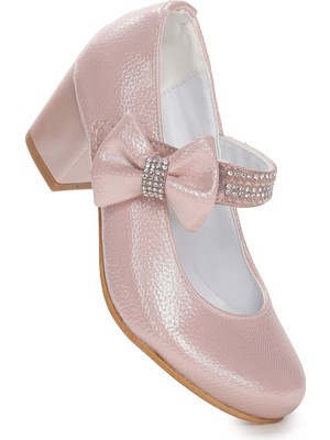 Kiko Kids Cameli Günlük Kız Çocuk 4 Cm Topuklu Abiye Ayakkabı