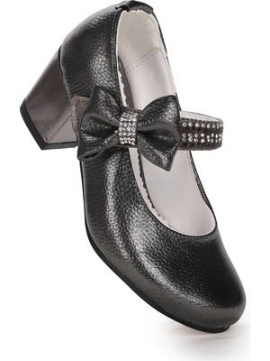 Kiko Kids Cameli Günlük Kız Çocuk 4 Cm Topuklu Abiye Ayakkabı