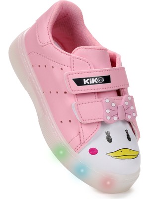 Kiko Kids Bart Cırtlı Işıklı Kız Çocuk Spor Ayakkabı