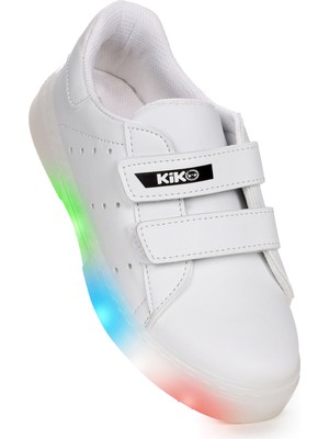 Kiko Kids Royzo Cırtlı Işıklı Erkek Çocuk Spor Ayakkabı