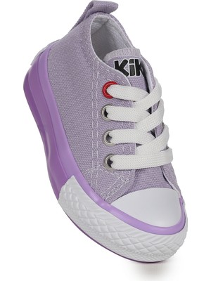 Kiko Kids Tinna Bağcıklı Kız Bebek Keten Spor Ayakkabı