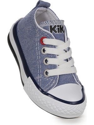 Kiko Kids Tinna Bağcıklı Erkek Çocuk Keten Spor Ayakkabı