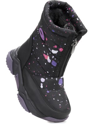 Kiko Kids Mars Fermuarlı Kız Çocuk Kar Botu