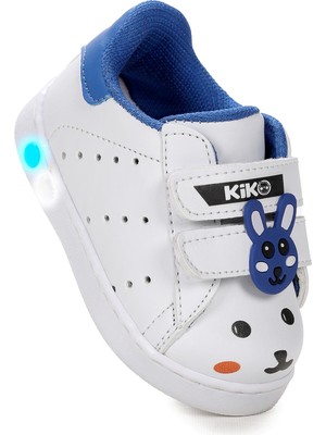 Kiko Kids Bart Cırtlı Işıklı Erkek Bebek Spor Ayakkabı