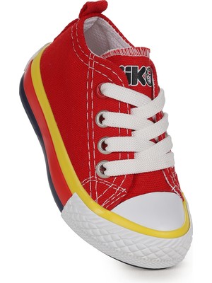 Kiko Kids Tinna Bağcıklı Erkek Çocuk Keten Spor Ayakkabı