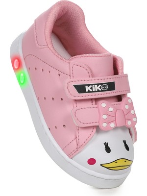 Kiko Kids Bart Cırtlı Işıklı Kız Bebek Spor Ayakkabı