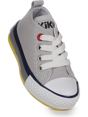 Kiko Kids Tinna Bağcıklı Erkek Bebek Keten Spor Ayakkabı