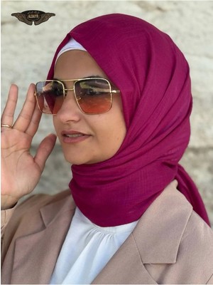ALDAIYR Flamlı Şal Pamuklu