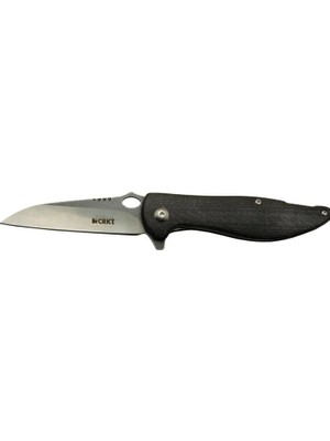 Mudanis Crkt Lotus 1265 Bk Siyah Kamp / Outdoor Çakı 18CM - Yarı Otomatik, Kemerlikli, Kutulu