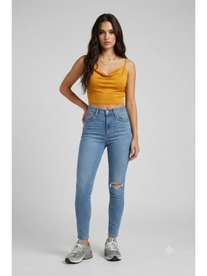 Levi's ®yırtık Detaylı Kadın Mile High Süper Skinny Jeans - 0230
