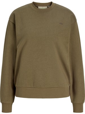 Jack & Jones Kadin Gögüs Logolu Sweatshirt - Abbie